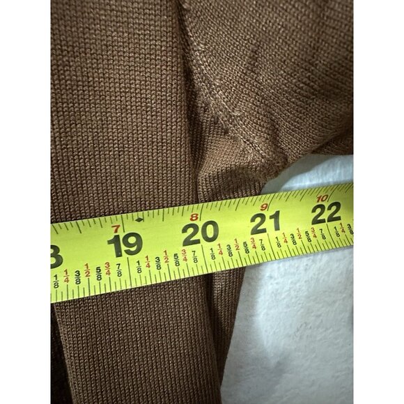 Grace Karin Brown Longline Open Front Cardigan Sweater Size XL - Picture 8 of 8